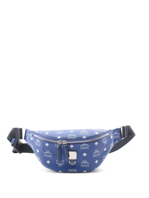 MCM Pre-Owned 2010s Fursten belt bag Blue 1101205