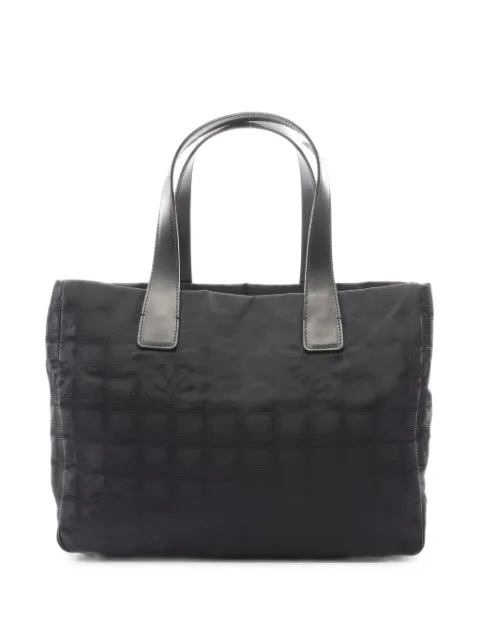 CHANEL Pre-Owned 2005-2006 MM New Travel Line tote bag Black 110135410361815