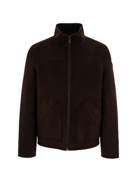 Colmar suede-effect zip-up jacket Brown 11000007