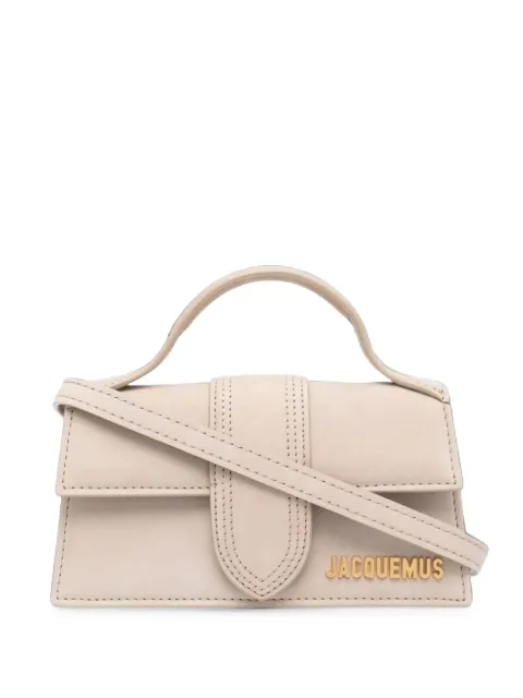 Jacquemus Le Bambino logo-plaque mini bag Neutrals 22HBAW00006AC08C01
