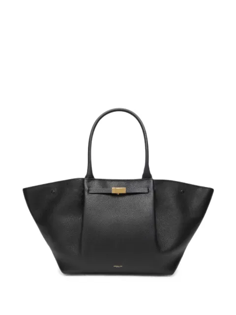 DeMellier The New York hammered leather tote bag Black D90THENEWYORK