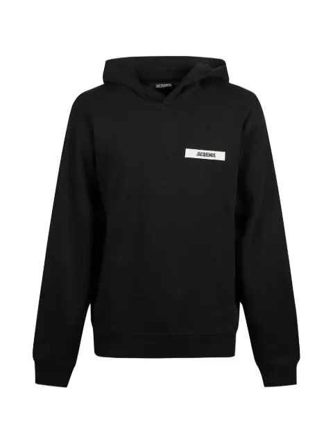 Jacquemus Gros Grain hoodie Black 25EHOM00247AJ00126