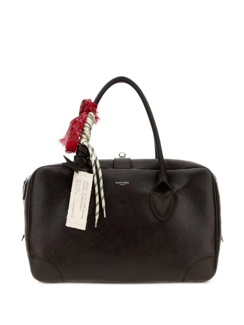 Golden Goose medium Vita bag in mahogany leather with charms and silver details Brown GWA00833A000916