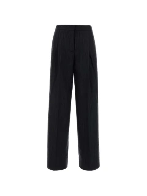 Jil Sander wool pinstripe trousers Blue J02KA0396J40334