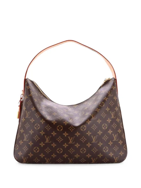 Louis Vuitton Pre-Owned Slouchy Handbag Monogram Canvas MM hobo bag Brown UU4LU53U3KSDR15J