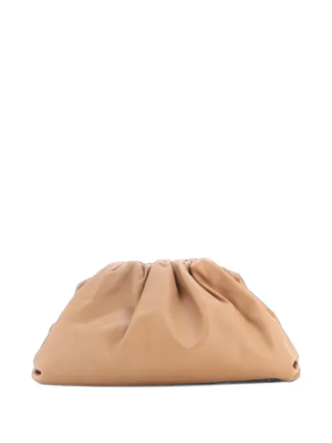 Bottega Veneta Pre-Owned The Pouch Leather clutch bag Brown X9115C2DS5E1IWHH