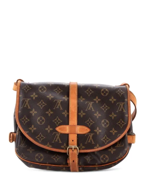 Louis Vuitton Pre-Owned Saumur Handbag Monogram Canvas 30 crossbody bag Brown U983JS5L6CXGZWSX