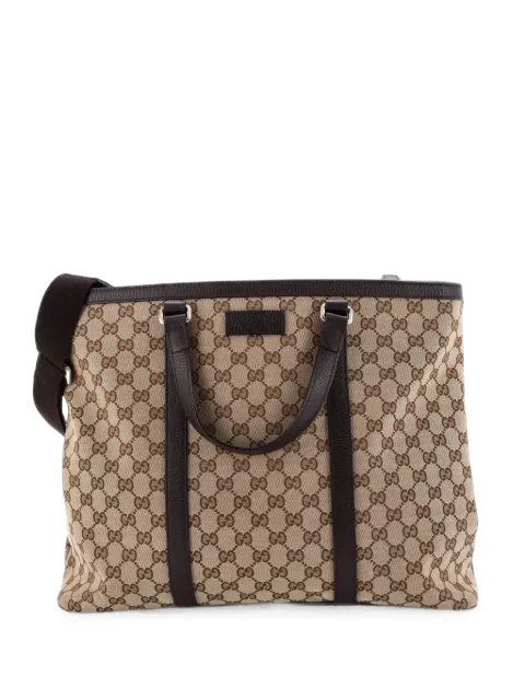 Gucci Pre-Owned Joy Convertible GG Canvas Large tote bag Brown OF30ELU1KMDV13OA