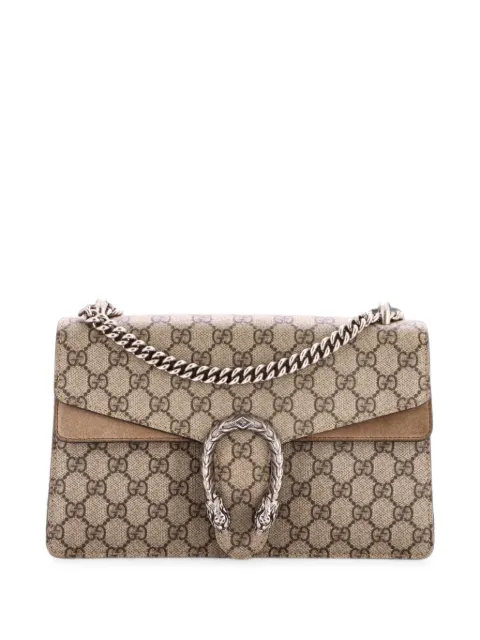 Gucci Pre-Owned Dionysus Bag GG Coated Canvas Small shoulder bag Brown NZE2U0VJ9EM3KHGT