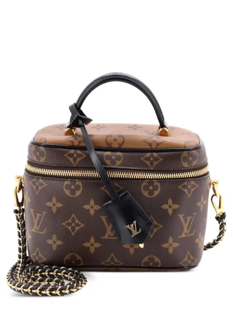 Louis Vuitton Pre-Owned Vanity Handbag Reverse Monogram Canvas PM satchel Brown 8EU6FBHVYT0ZRYSX