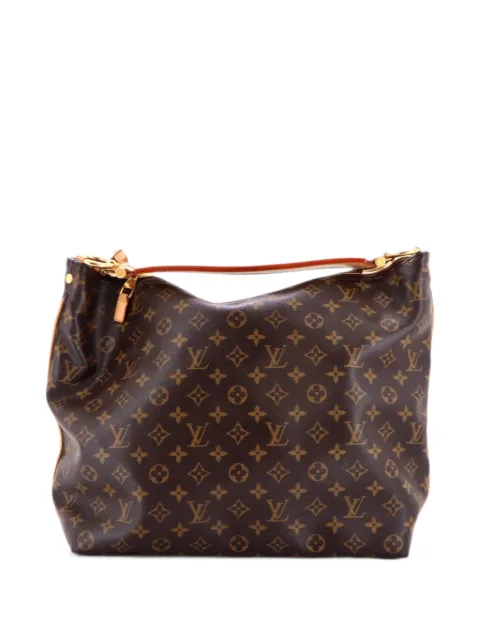 Louis Vuitton Pre-Owned Sully Handbag Monogram Canvas MM hobo bag Brown 6Y1J2WBBPVE1DIKL