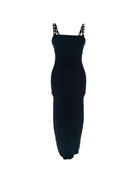 STAUD Rio shell-embellished dress Black RFCPUGBCL784985W