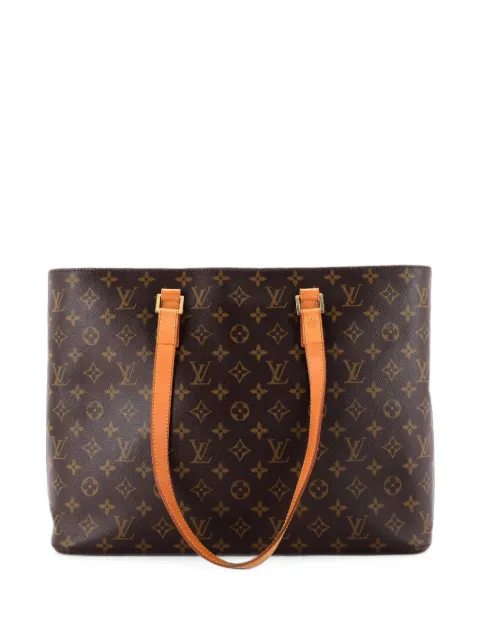 Louis Vuitton Pre-Owned Luco Handbag Monogram Canvas tote bag Brown I9DUMBX7U558X7JG
