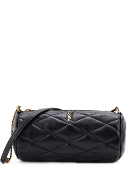 Saint Laurent Pre-Owned Sade Tube Bag Quilted Leather Mini shoulder bag Black QCRPTZLCMVJ40I1L