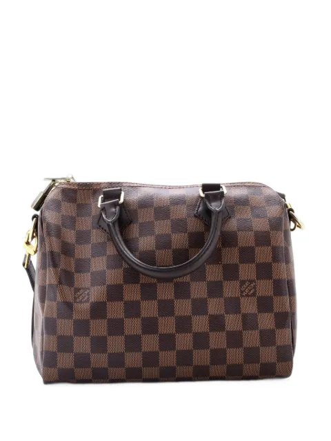 Louis Vuitton Pre-Owned Speedy Bandouliere Bag Damier 25 satchel Brown FI1YDJJZLIW1R2GE