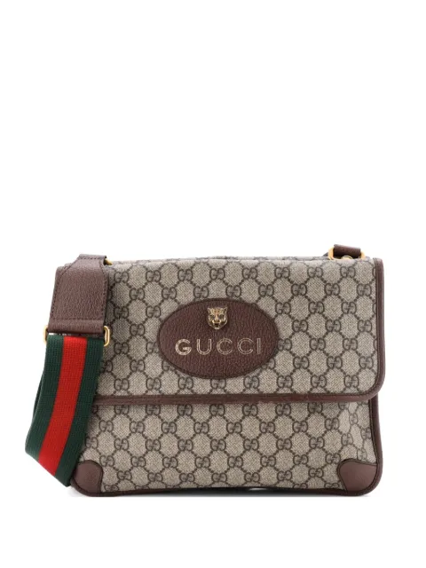 Gucci Pre-Owned Neo Vintage Flap Messenger GG Coated Canvas Medium crossbody bag Brown COTZ2KAQE5XJC1TQ