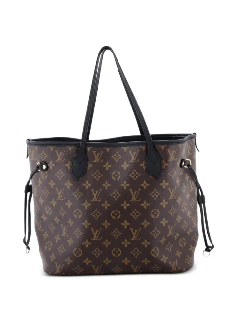 Louis Vuitton Pre-Owned Neverfull Inside Out Monogram Canvas and Leather MM tote bag Black DHO14WM2MUAGU7I1