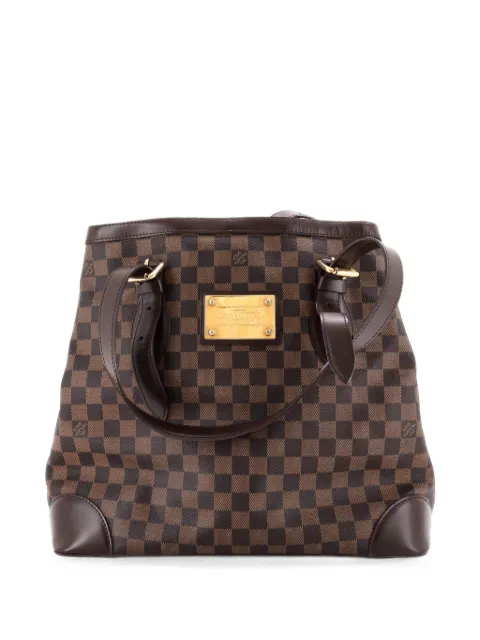 Louis Vuitton Pre-Owned Hampstead Handbag Damier GM tote bag Brown DQO6P2307VTOOXW4