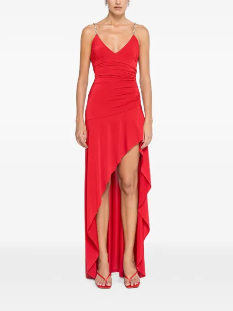 NISSA asymmetric design maxi dress Red RS17033