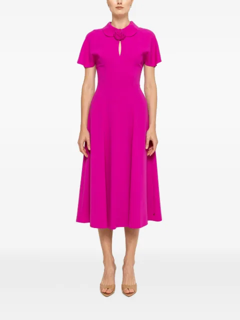 NISSA floral-detail midi dress Pink RC16625