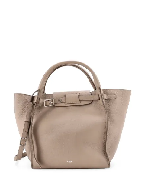 Celine Pre-Owned Big Bag Grained Calfskin Small satchel Neutrals ZVV70T9Y5R7ERVL6