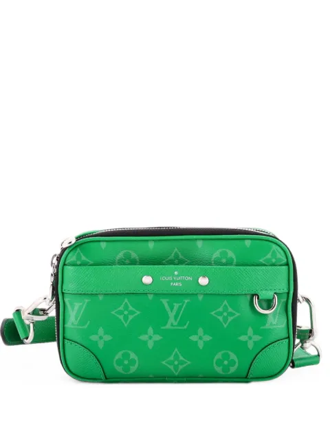 Louis Vuitton Pre-Owned Alpha Messenger Bag Monogram Taigarama crossbody bag Green XVY4O4GFRW1RLN7F