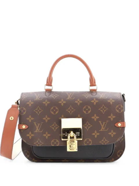 Louis Vuitton Pre-Owned Vaugirard Handbag Monogram Canvas with Leather satchel Black TFXEB2QSPW234VRA