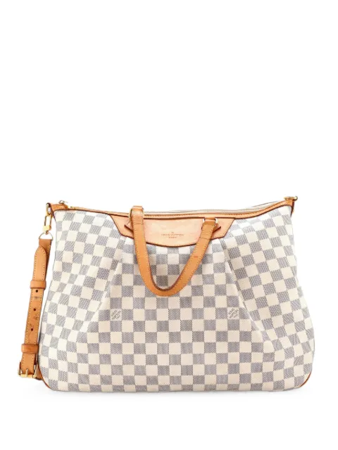 Louis Vuitton Pre-Owned Siracusa Handbag Damier GM shoulder bag White BS9E83MY7HW1ZNIE