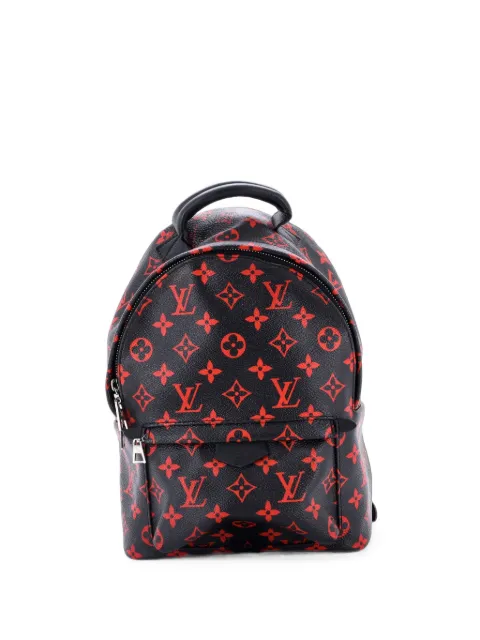 Louis Vuitton Pre-Owned Palm Springs Limited Edition Monogram Infrarouge PM backpack Black S8REI0DHH1RMZULG