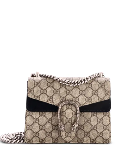 Gucci Pre-Owned Dionysus Bag GG Coated Canvas Mini crossbody bag Black MVYRAOZ66P5DSS2S