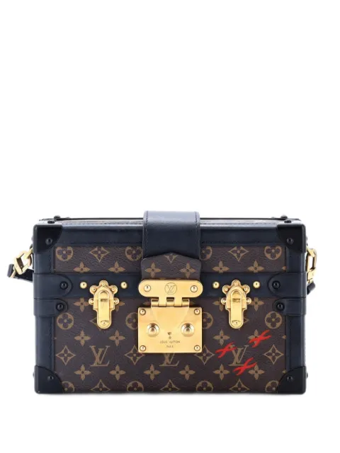 Louis Vuitton Pre-Owned Petite Malle Handbag Monogram Canvas clutch bag Brown AHWPQLS5Y8Z6BVFR