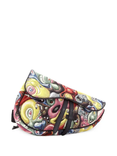 Christian Dior Pre-Owned Kenny Scharf Saddle Jacquard crossbody bag Multicolour 5738AFEOW85CSUD1