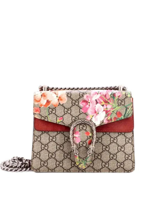 Gucci Pre-Owned Dionysus Bag Blooms Print GG Coated Canvas Mini shoulder bag Brown 5EOSE3Y4SC7QVJAF