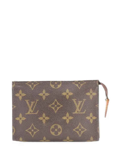 Louis Vuitton Pre-Owned Toiletry Monogram Canvas 15 pouch Brown R5MYAUSB6GDR0USI