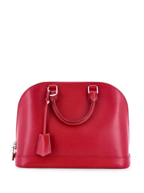 Louis Vuitton Pre-Owned Alma Handbag Epi Leather PM satchel Pink IBV5W53P1IUUNE2J