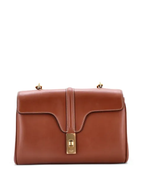 Celine Pre-Owned Soft 16 Bag Smooth Calfskin Teen shoulder bag Brown 3P2PR9MNZB43K4EF