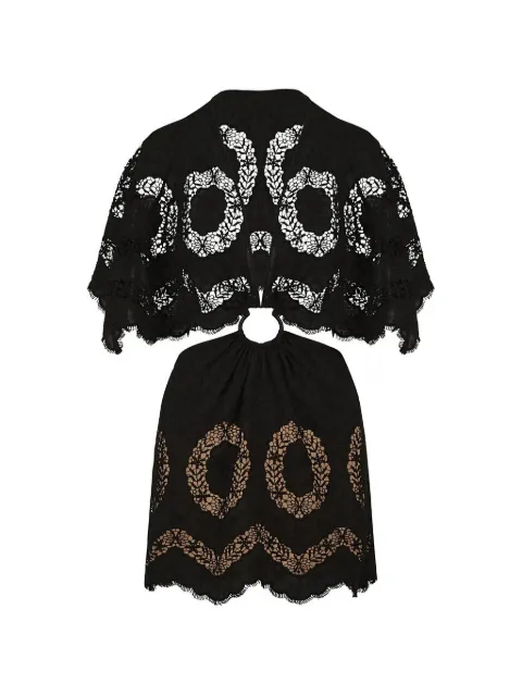 Johanna Ortiz Paradise mini dress Black PT03988