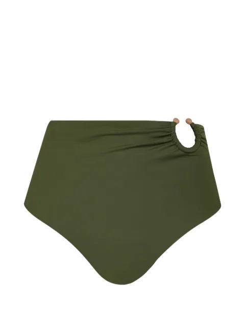 Johanna Ortiz Taita cut-out bikini bottoms Green PT04003