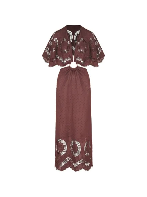 Johanna Ortiz Paradise maxi dress Red PT03987