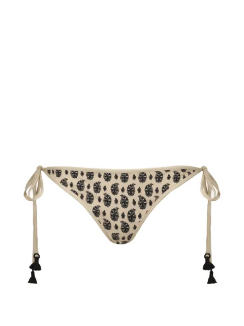 Johanna Ortiz Sagrado paisley-print bikini bottoms Neutrals PT03972