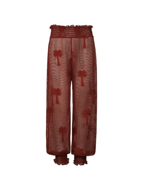 Johanna Ortiz Palm Nomad trousers Red PT03927