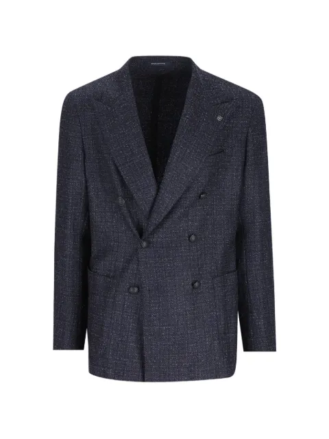 Tagliatore double-breasted peak-lapel jacket Blue 1SHO20KAI440092EB