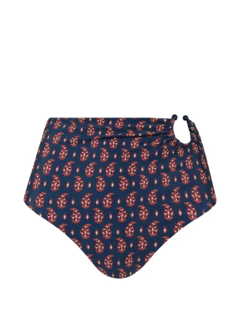 Johanna Ortiz Taita paisley-print bikini bottoms Blue PT04012
