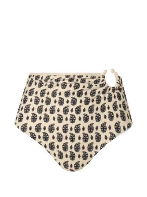 Johanna Ortiz Taita printed bikini bottoms Neutrals PT03938