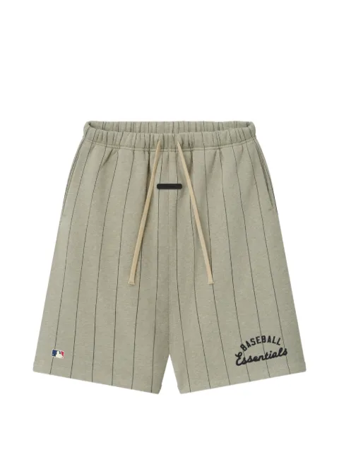 FEAR OF GOD ESSENTIALS x MLB pinstriped shorts Grey RW00219