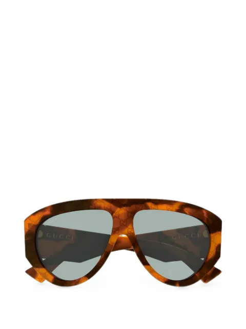 Gucci Eyewear pilot-frame sunglasses Brown GG2128S003M