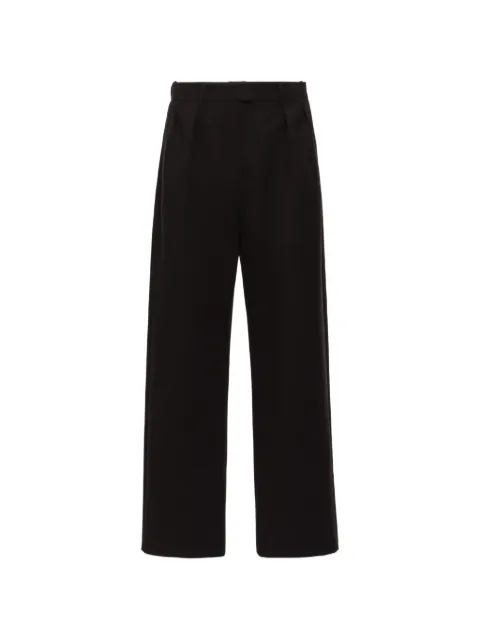 Magda Butrym pleated straight-leg trousers Black 338726