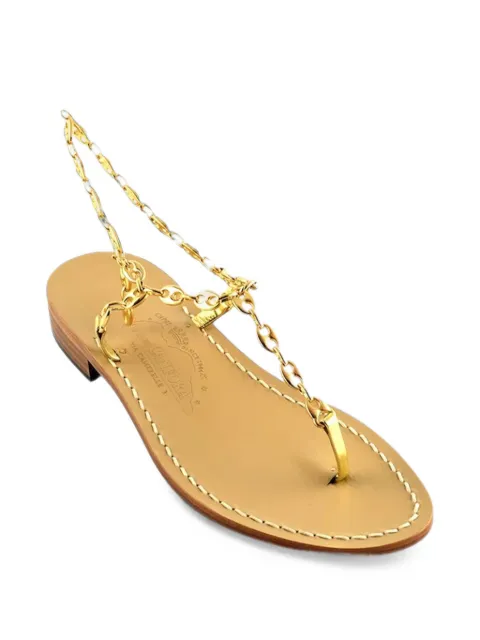 Toccin Jacqueline chain-link sandals Gold JACQGLD