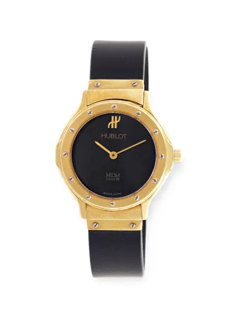 Hublot MDM 24mm gold watch Black 12813