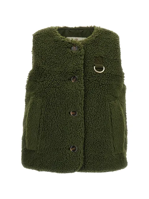 Barbour Bowes fleece gilet Green LGI0228OL51